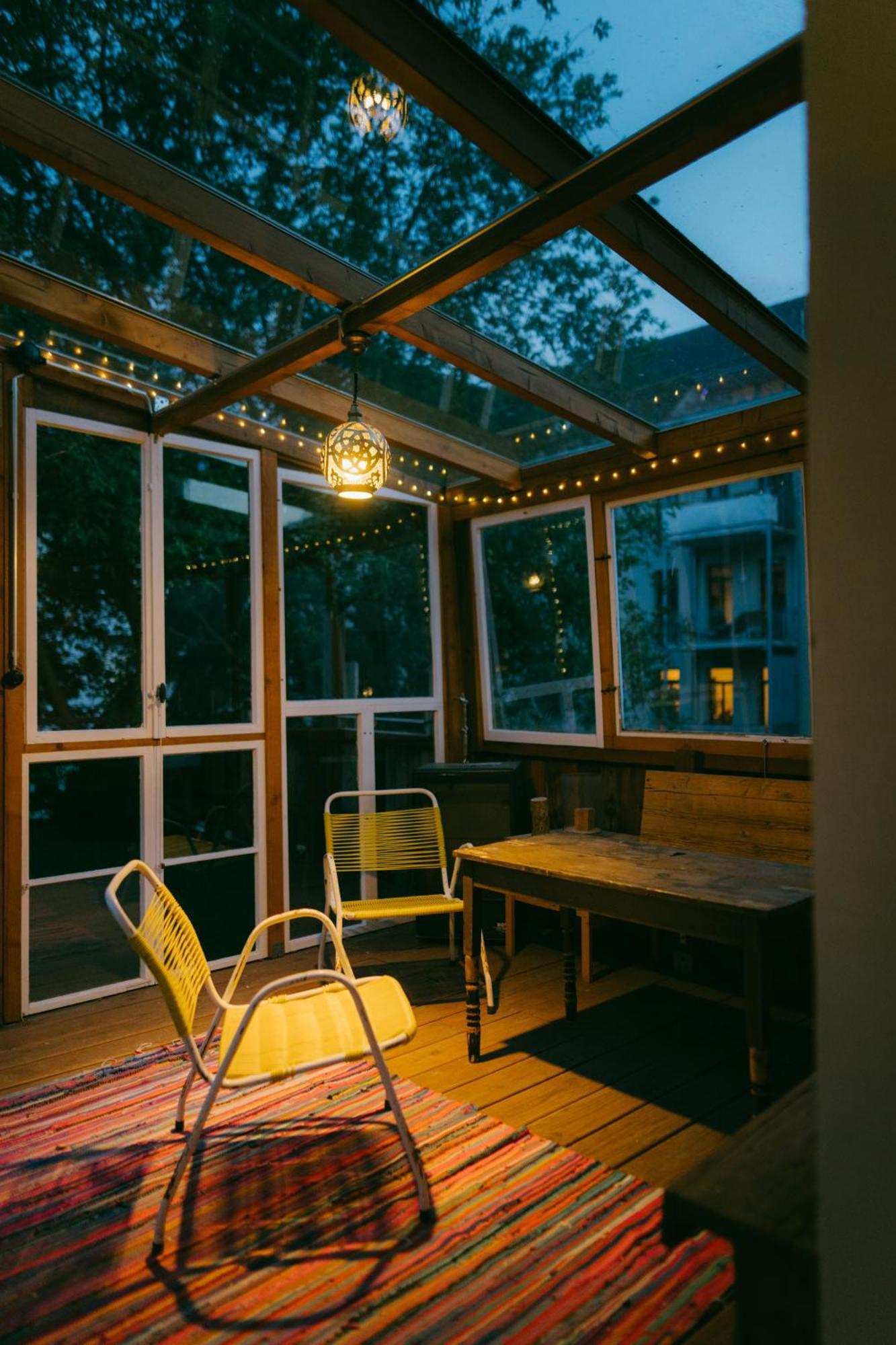 The Upholstery Tinyhouse Deluxe Eco Chalet Kreativ Citynah Chemnitz Exterior foto